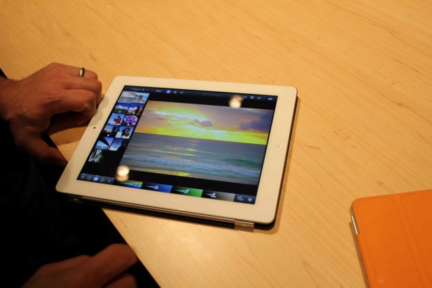 iMovie: Hands on mit dem iPad 3 (Foto: Florian Weidhase/SFT)